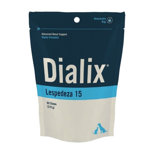 Vetnova Dialix Lespedeza 15 Chews para la Función Renal de Perros 60 Chews