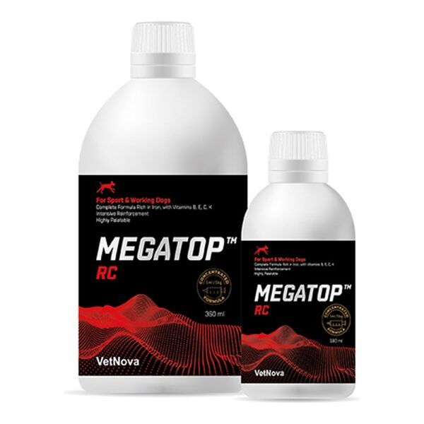 Vetnova Megatop RC Solución Oral con Hierro y Vitaminas para Perros de Deporte - imagen 2