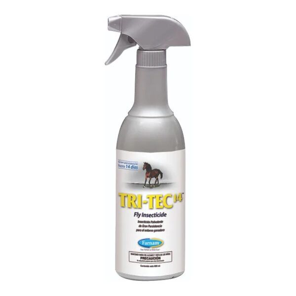 Vetnova Tri-Tec 14 Insecticida y Repelente de Larga Duración para Caballos 600 ml - imagen 2