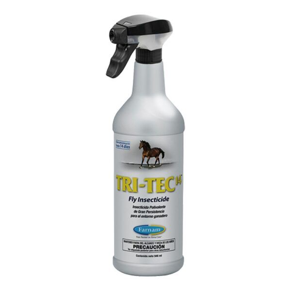 Vetnova Tri-Tec 14 Insecticida y Repelente de Larga Duración para Caballos 946 ml - imagen 2