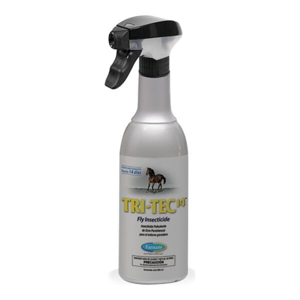 Vetnova Tri-Tec 14 Insecticida y Repelente de Larga Duración para Caballos 600 ml