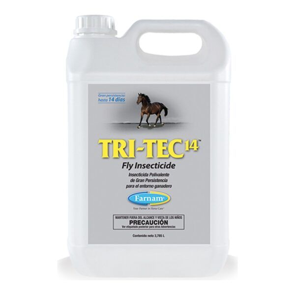 Vetnova Tri-Tec 14 Recarga Insecticida y Repelente para Caballos 3,8 Litros - imagen 2