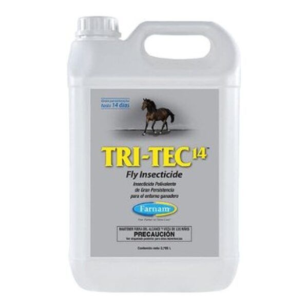 Vetnova Tri-Tec 14 Recarga Insecticida y Repelente para Caballos 3,8 Litros