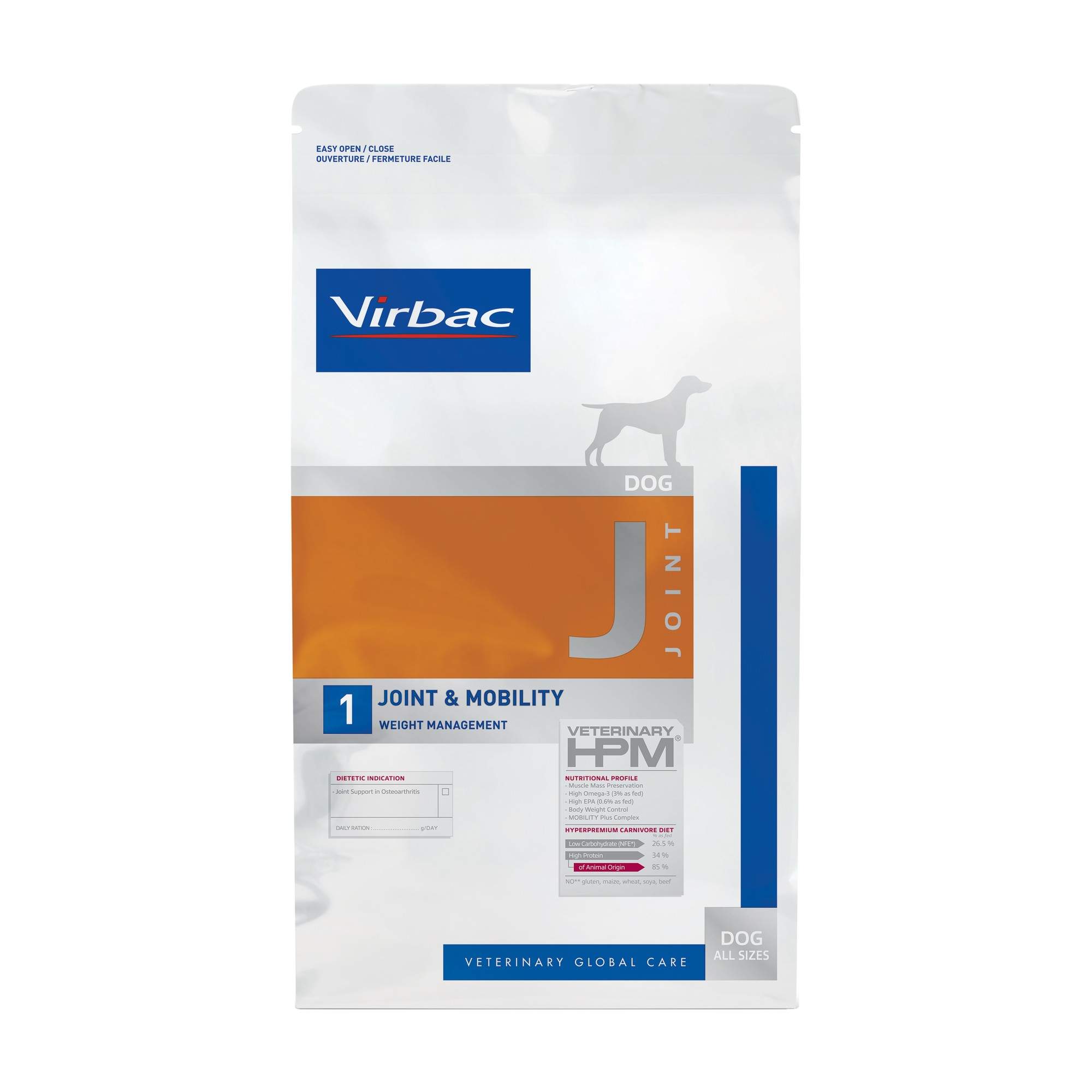 virbac-hpm-movilidad-y-articulaciones-j1-pienso-para-perros-1-producto Saco de Virbac HPM J1 pienso articular para perros con apoyo de movilidad y articulaciones