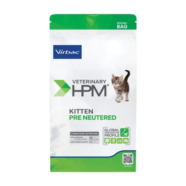 Saco de Virbac HPM Pienso Para Gatos Cachorros Kitten Pre Esterilizados