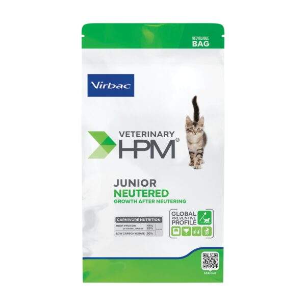 Saco de Virbac HPM Pienso Para Gatos Junior Esterilizados de 3 kg