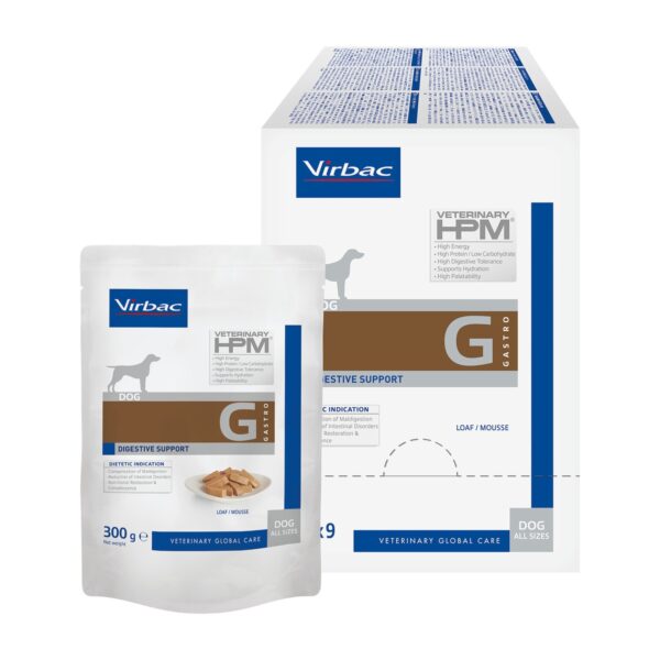 Virbac HPM Sobres Gastro Digestive Support Para Perros 9×300 Gr