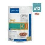 Pack de sobres Virbac HPM Early Kidney & Joint para gatos, dieta húmeda renal y articular