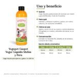 Yogupet Gazpet Yogur Líquido Melón y Pera para Perros y Gatos Pack Ahorro 6 x 250 ml - uso y beneficio