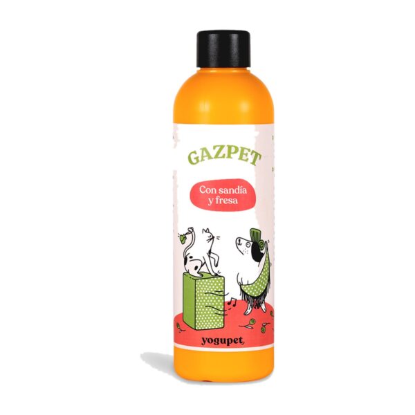 Yogupet Gazpet Yogur Líquido Mix Sandía-Fresa y Melón-Pera para Perros y Gatos Pack Ahorro 6 x 250 ml