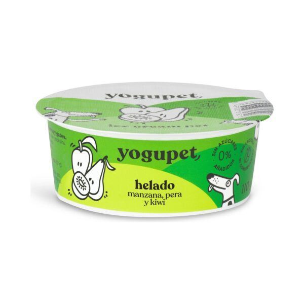 Yogupet Helado de Yogur con Frutas para Perros y Gatos Pack Ahorro 4 x 110 g