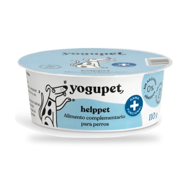 Yogupet Helppet Yogur Funcional con Chía, Inulina y Ginseng para Perros Pack Ahorro 4 x 110 g - unidad