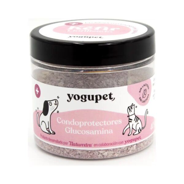 Yogupet Kéfir Liofilizado con Arándanos, Glucosamina y Condroitina para Perros y Gatos 40 g