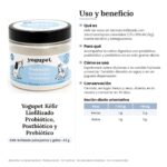 Yogupet Kéfir Liofilizado Probiótico, Postbiótico y Prebiótico para Perros y Gatos 40 g - uso y beneficio