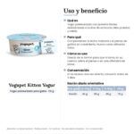 Yogupet Kitten Yogur con Proteína Láctea e Inulina para Gatitos Pack Ahorro 4 x 110 g - uso y beneficio