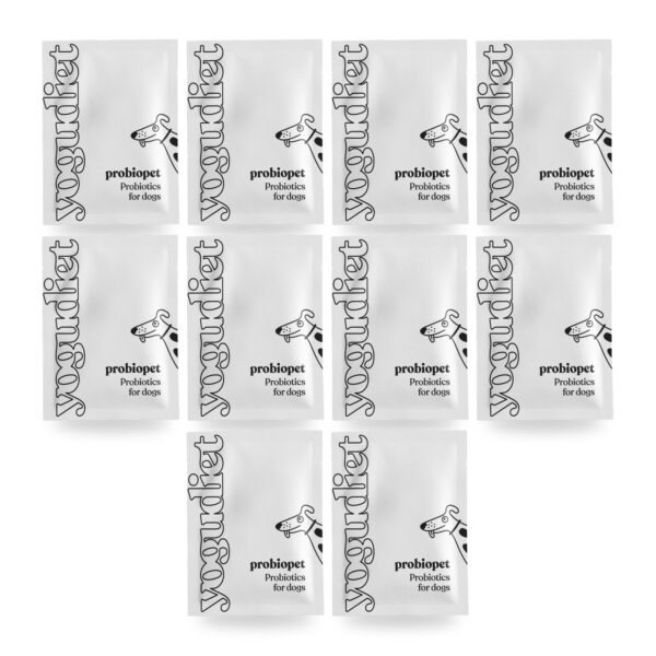 Yogupet Yogudiet Probiopet Topping Probiótico con Kéfir Liofilizado para Perros 10 Sobres de 1,5 g (10 unidades)