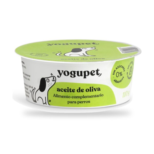 Yogupet Yogur Clásico con Aceite de Oliva Virgen Extra para Perros Pack Ahorro 4 x 110 g - unidad