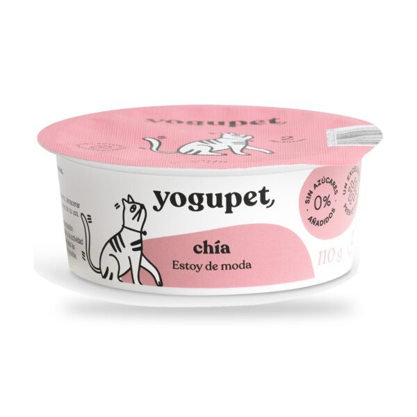 Yogupet Yogur Clásico con Chía para Gatos Pack Ahorro 4 x 110 g - unidad