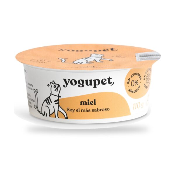 Yogupet Yogur Clásico con Miel para Gatos Pack Ahorro 4 x 110 g - unidad