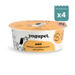 Yogupet Yogur Clásico con Miel para Perros Pack Ahorro 4 x 110 g